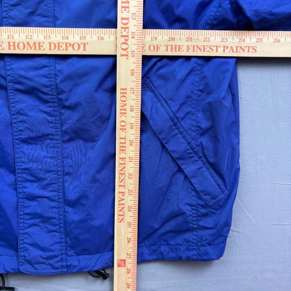 Vtg Joes Outdoors Mens Blue Lightweight Windbreaker Mesh Lined Full Zip Jacket L